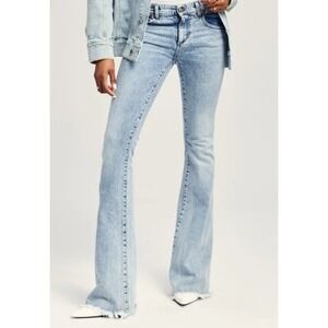 SER.O.YA | Demi Flare Jeans Sorrento Light Blue | Women's Size 24 Tall